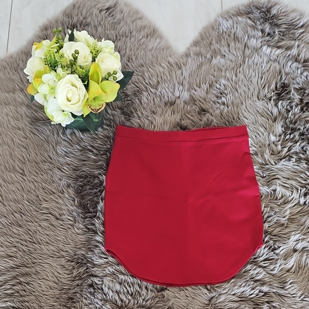 Elegant Red Women's Skirt